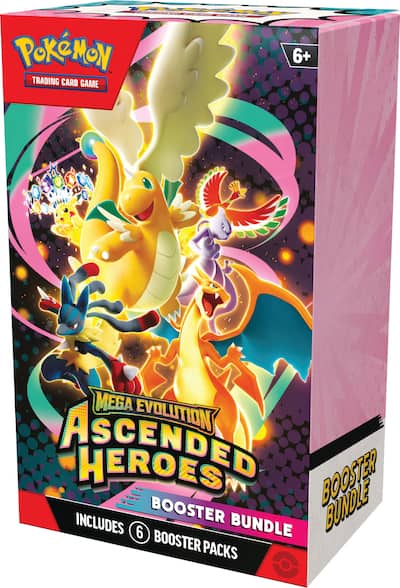 Pokémon TCG: Ascended Heroes Booster Bundle (6 Packs)