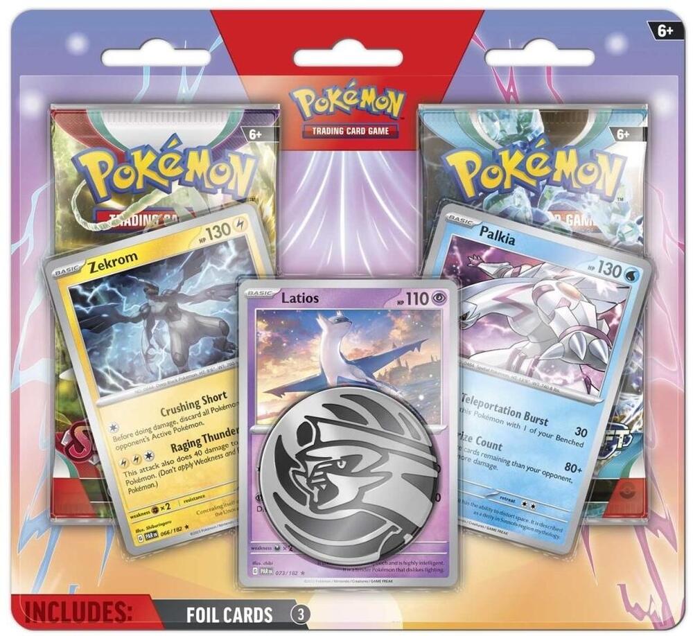 Pokémon TCG: Enhanced 2-Pack Blister Pack [Latios, Zekrom & Palkia] -Journey Together and Destined Rivals packs