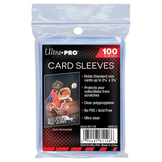 Ultra PRO - Penny Sleeves® Clear Soft Card Sleeves 100ct. 2.5" x 3.5"