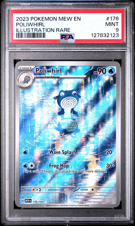 Poliwhirl - 176 | 2023 Pokémon 151 - PSA 9