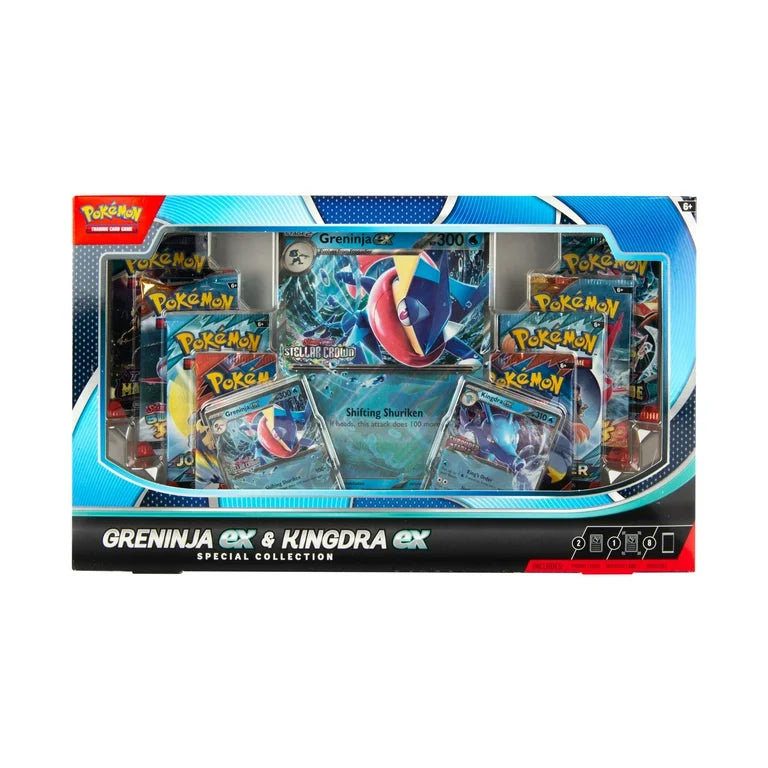 Pokemon TCG: Greninja ex and Kingdra ex Special Collection Box