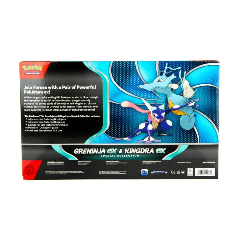 Pokemon TCG: Greninja ex and Kingdra ex Special Collection Box