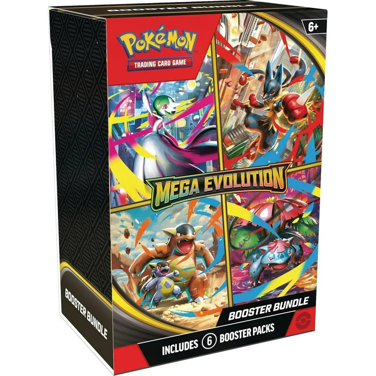 Pokémon TCG: Mega Evolution - Booster Bundle (6 Packs)