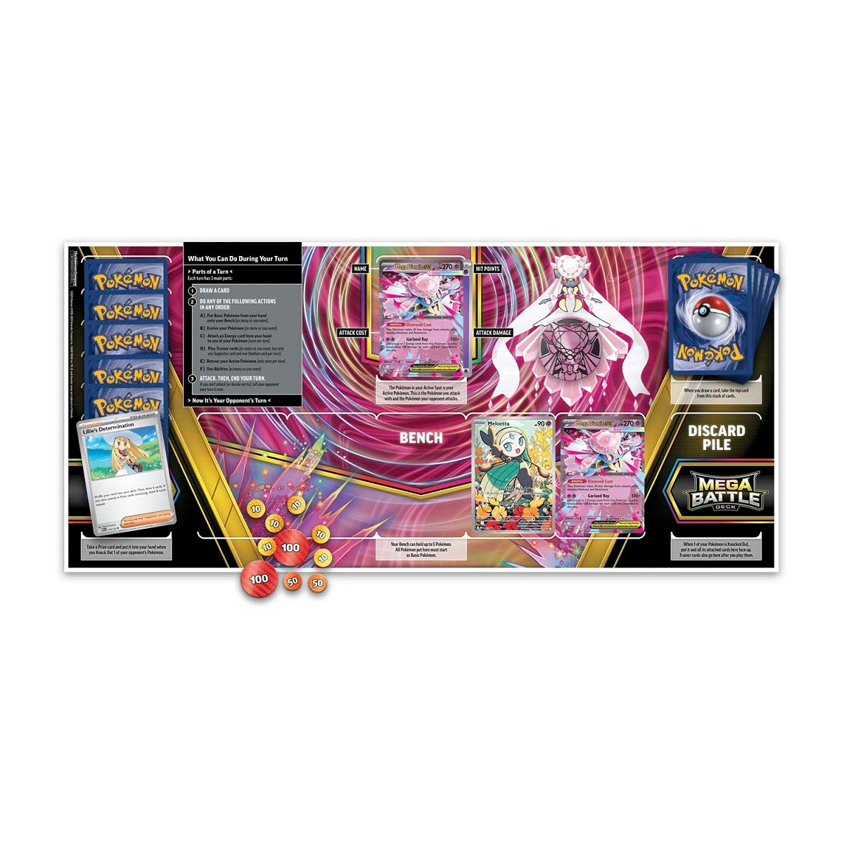 Pokémon TCG: Mega Diancie Ex Battle Deck