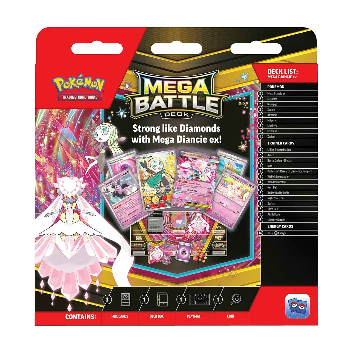 Pokémon TCG: Mega Diancie Ex Battle Deck