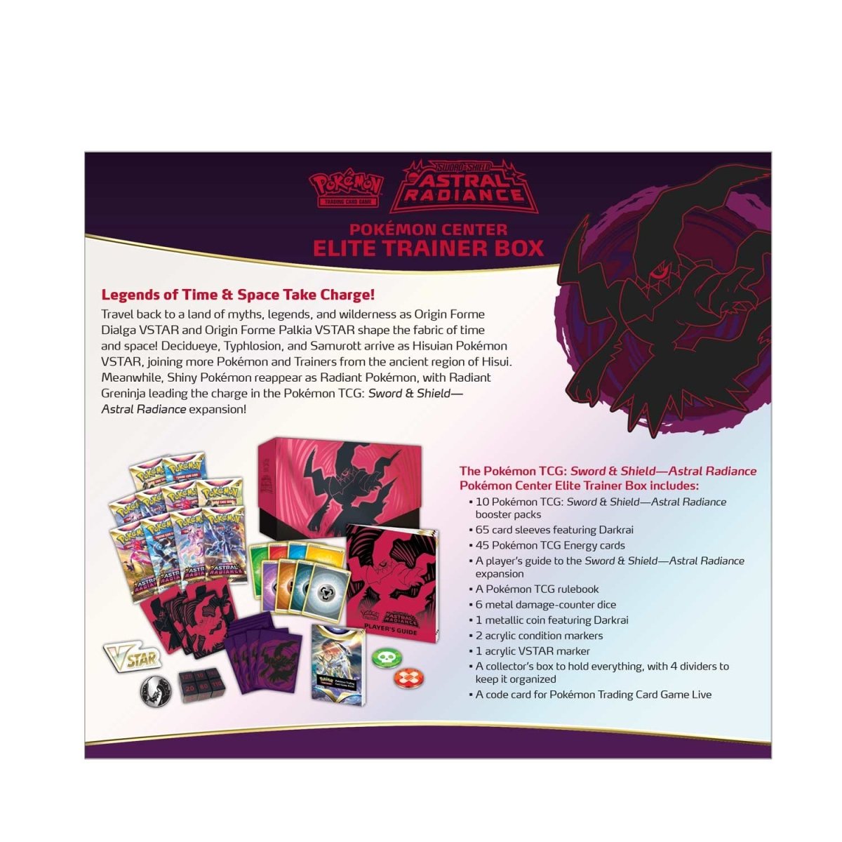 Pokémon TCG: Sword & Shield-Astral Radiance Pokémon Center Elite Trainer Box