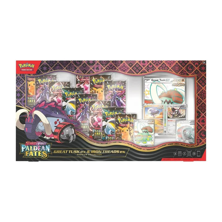 Pokémon TCG: Great Tusk ex & Iron Treads ex Premium Collection
