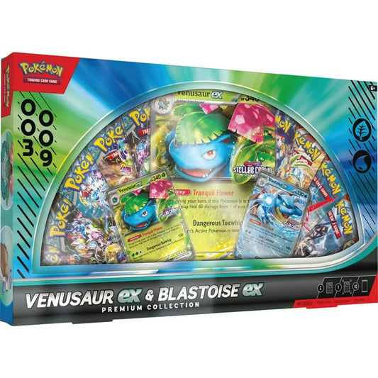 Pokémon TCG: Venusaur ex and Blastoise ex Premium Collection