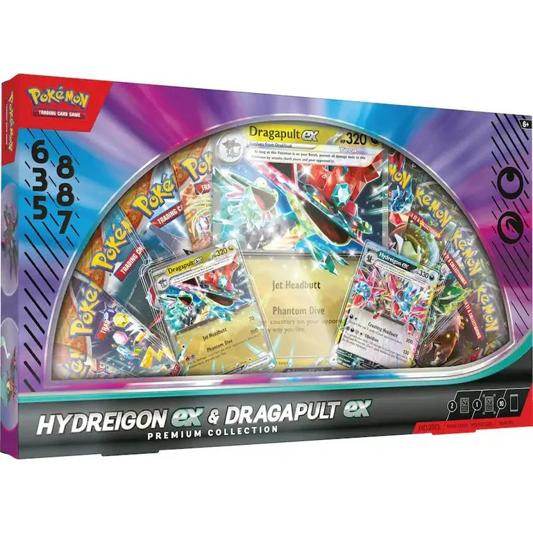 Pokemon TCG: Hydreigon ex & Dragapult ex Premium Collection
