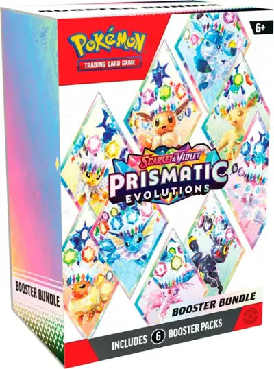 Pokémon TCG: Prismatic Evolutions Booster Bundle (6 Packs)