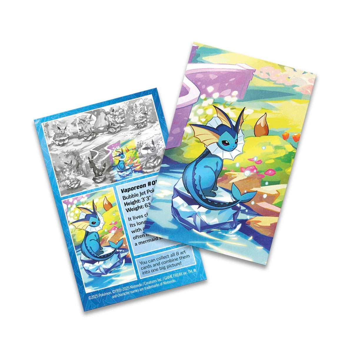 Pokémon TCG: Scarlet & Violet-Prismatic Evolutions Mini Tin (Vaporeon)