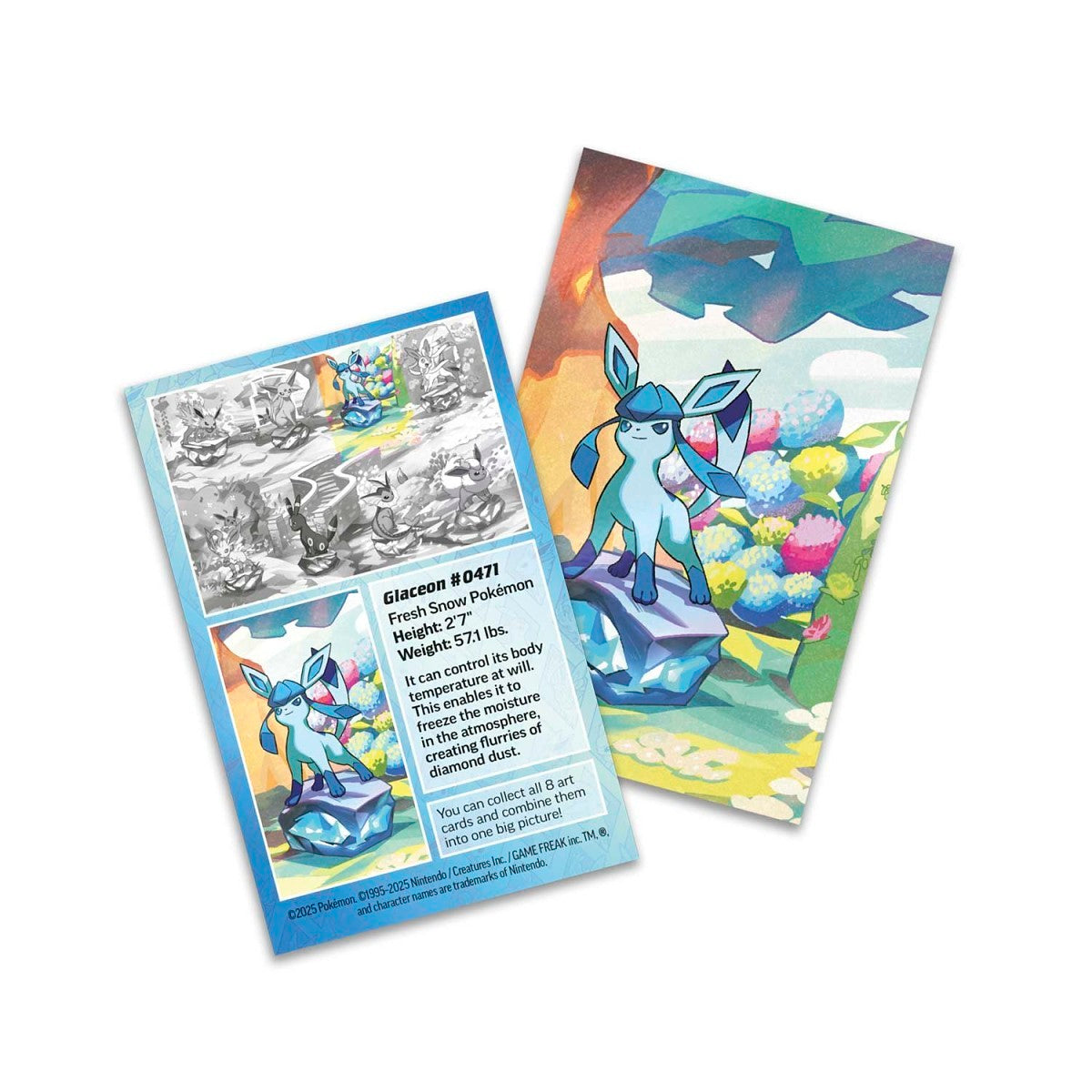Pokémon TCG: Scarlet & Violet-Prismatic Evolutions Mini Tin (Glaceon)