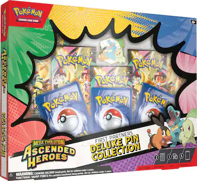 Pokémon TCG: Ascended Heroes First Partners Deluxe Pin Collection
