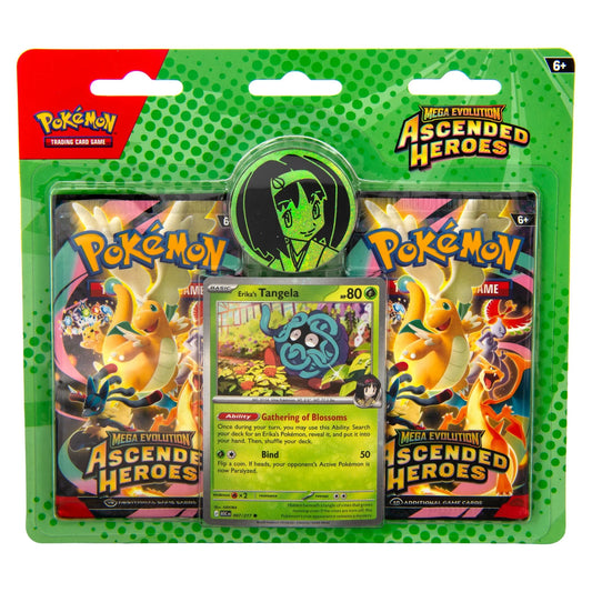 Pokémon TCG: Ascended Heroes 2 Pack Blister (Erika)