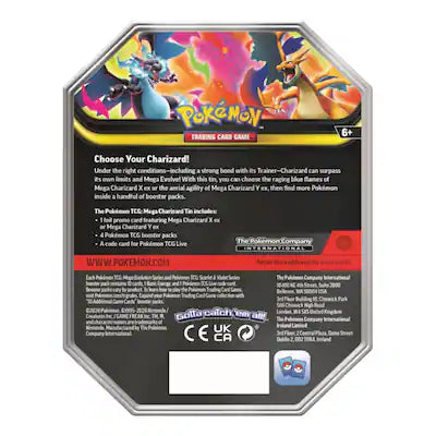 Pokémon TCG: Mega Charizard X Tin
