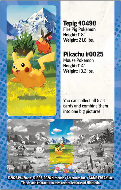 Pokémon TCG: Mega Evolution - Ascended Heroes Mini Tin (Pikachu & Tepig)