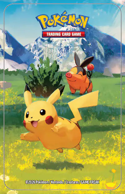 Pokémon TCG: Mega Evolution - Ascended Heroes Mini Tin (Pikachu & Tepig)