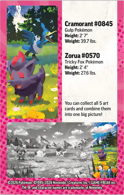 Pokémon TCG: Mega Evolution - Ascended Heroes Mini Tin (Zorua & Cramorant)