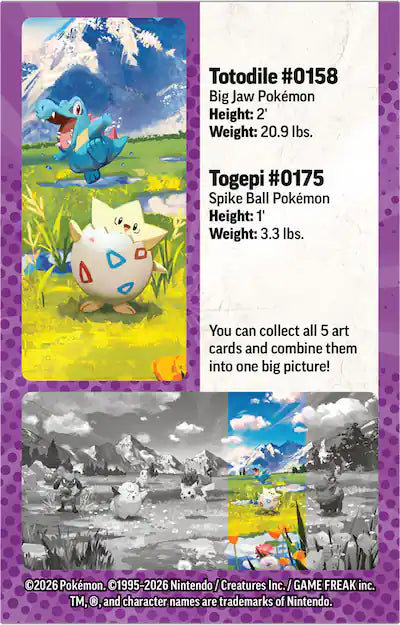 Pokémon TCG: Mega Evolution - Ascended Heroes Mini Tin (Togepi & Totodile)