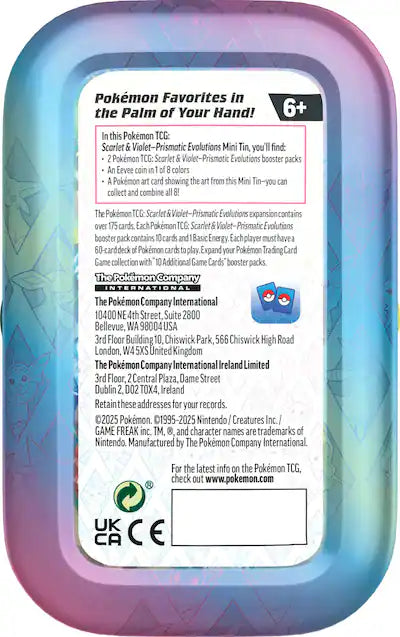 Pokémon TCG: Scarlet & Violet-Prismatic Evolutions Mini Tin (Umbreon)