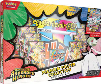 Pokémon TCG: Ascended Heroes Premium Poster Collection - Mega Gardevoir