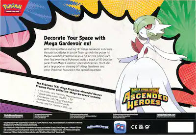 Pokémon TCG: Ascended Heroes Premium Poster Collection - Mega Gardevoir