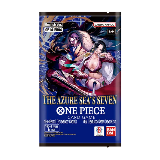 One Piece Card Game - The Azure Sea's Seven Sleeved Booster Pack - The Azure Sea's Seven (OP14)