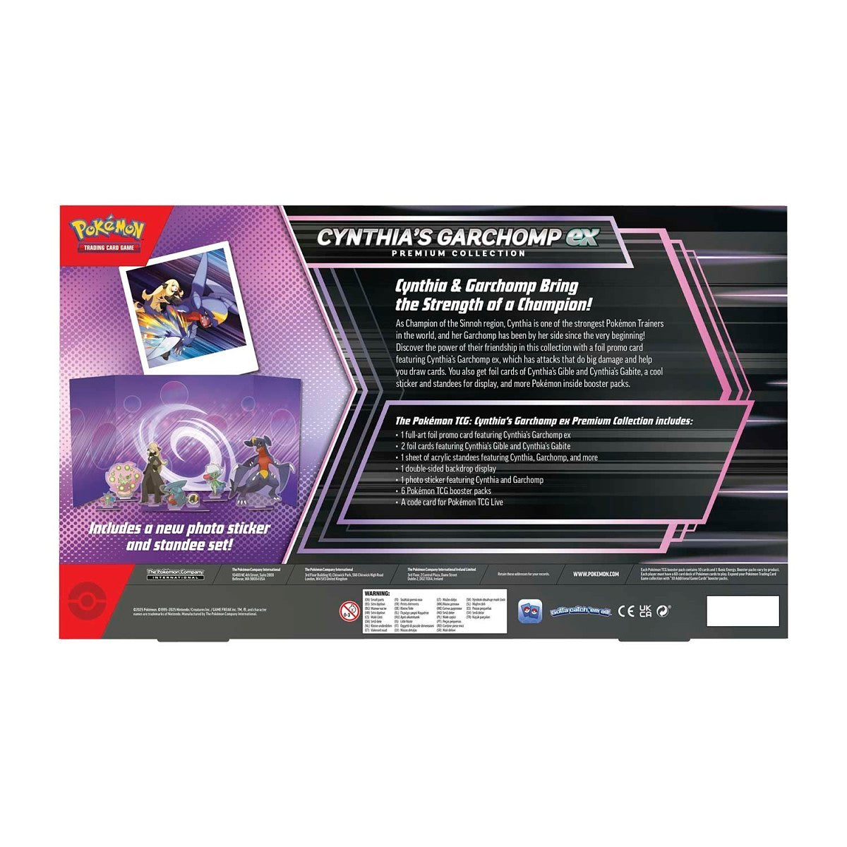 Pokémon - TCG: Cynthia's Garchomp ex Premium Collection