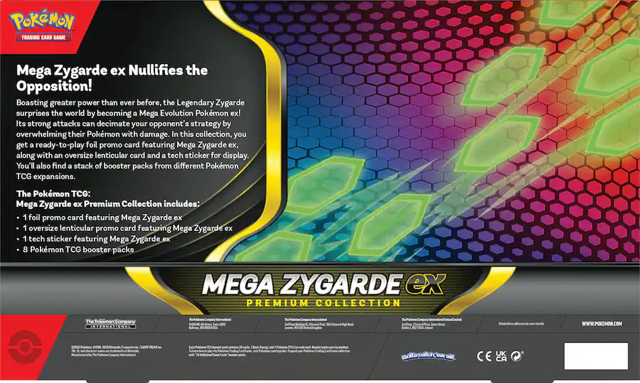 Pokémon - TCG: Mega Zygarde ex Premium Collection
